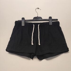 Aritzia‎ TNA Boracay cargo,utility shorts, Linen blend,black,M